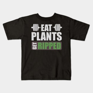 Vegan Body Building Kids T-Shirt